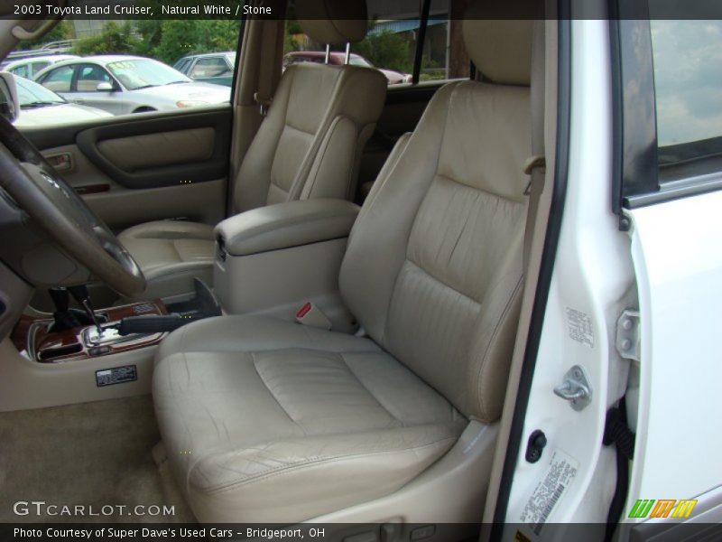 Natural White / Stone 2003 Toyota Land Cruiser