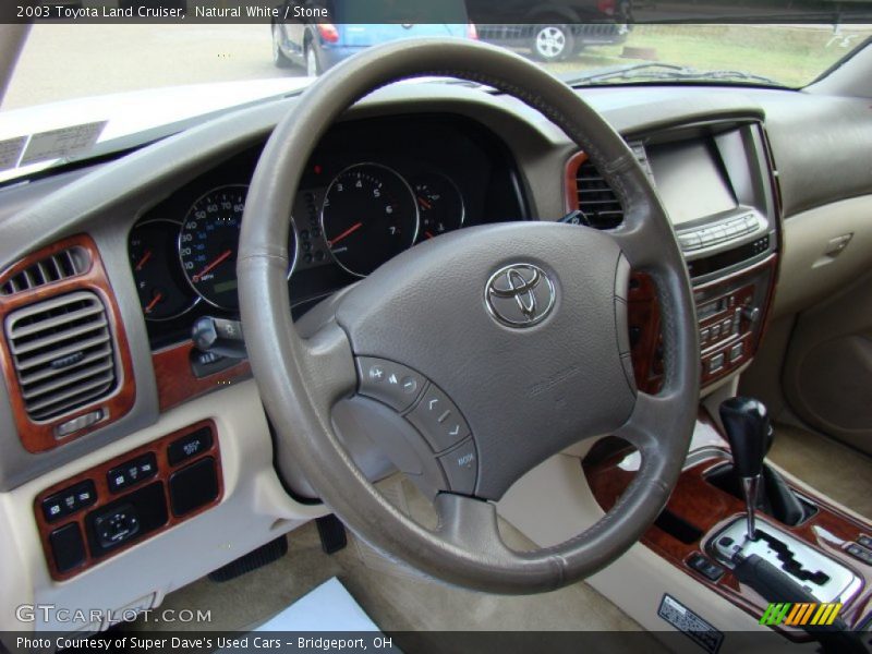 Natural White / Stone 2003 Toyota Land Cruiser