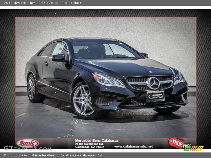 Black / Black 2014 Mercedes-Benz E 350 Coupe
