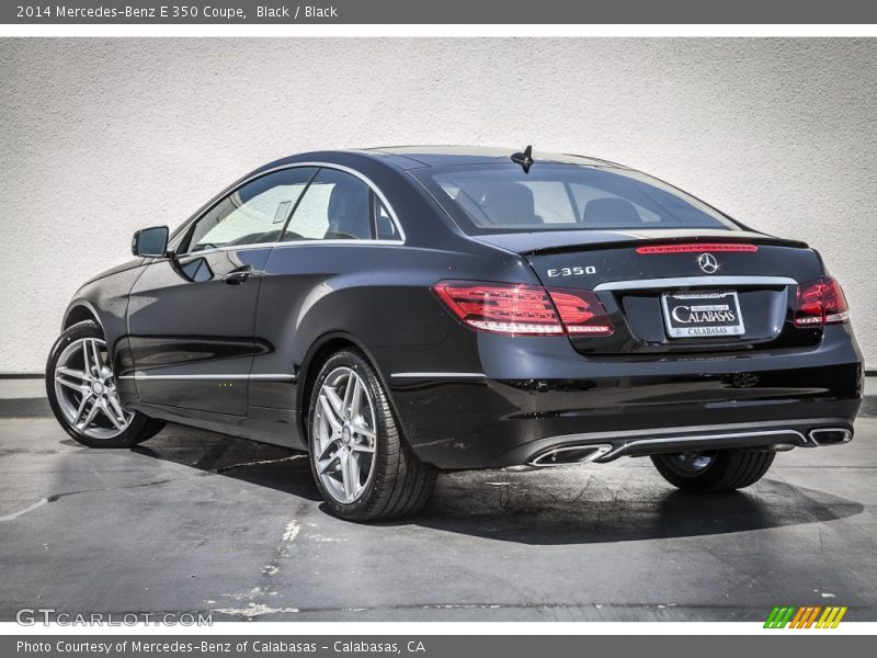 Black / Black 2014 Mercedes-Benz E 350 Coupe