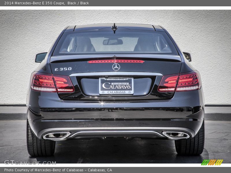 Black / Black 2014 Mercedes-Benz E 350 Coupe