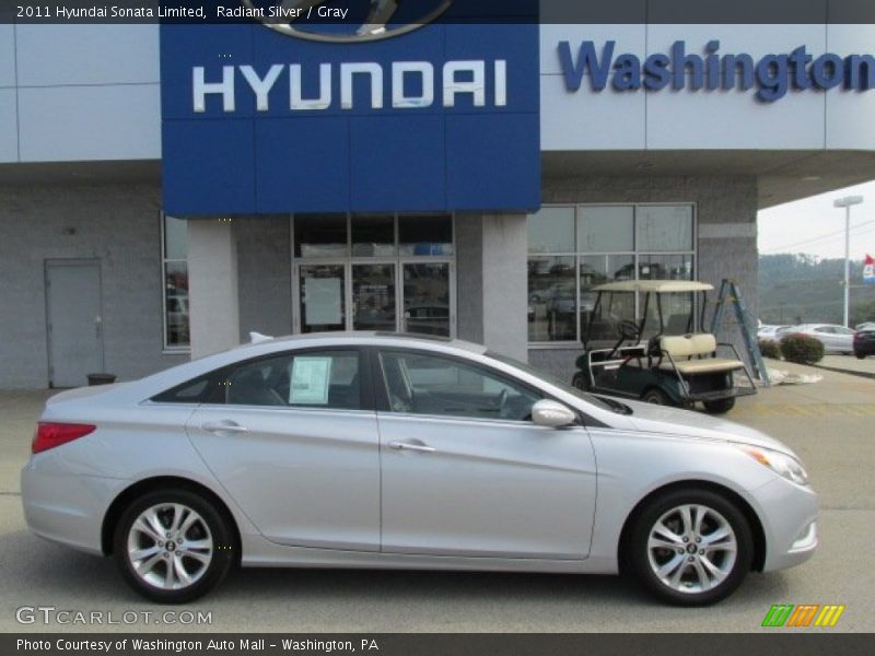 Radiant Silver / Gray 2011 Hyundai Sonata Limited