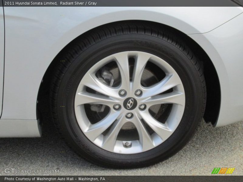 Radiant Silver / Gray 2011 Hyundai Sonata Limited