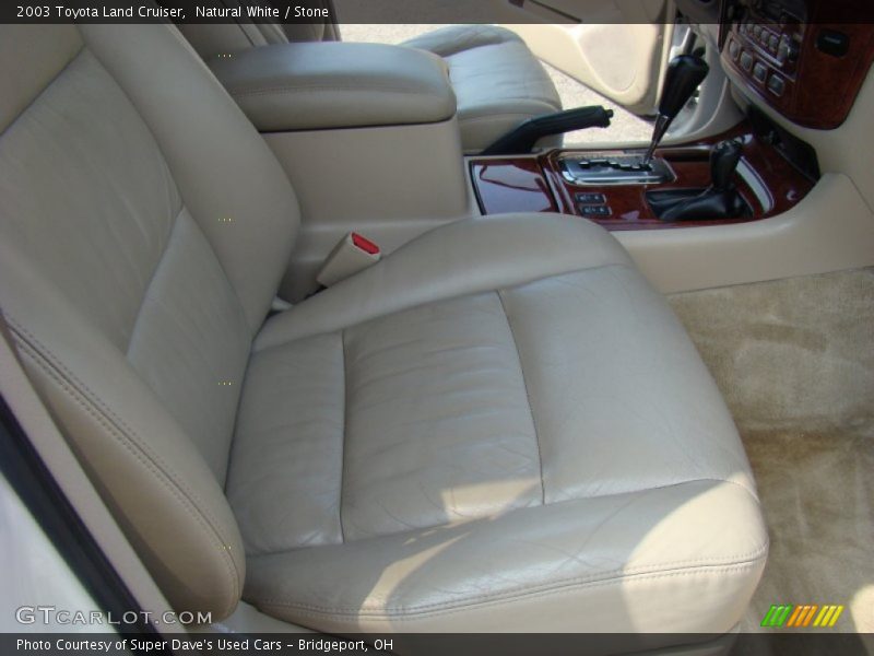 Natural White / Stone 2003 Toyota Land Cruiser