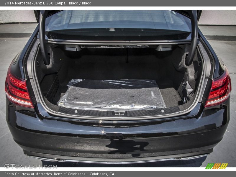 Black / Black 2014 Mercedes-Benz E 350 Coupe