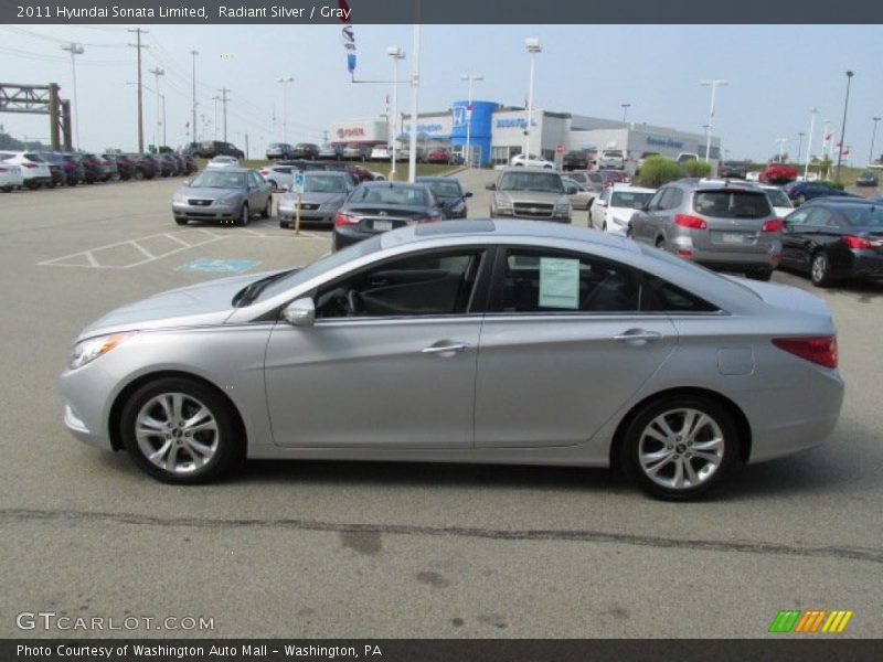 Radiant Silver / Gray 2011 Hyundai Sonata Limited