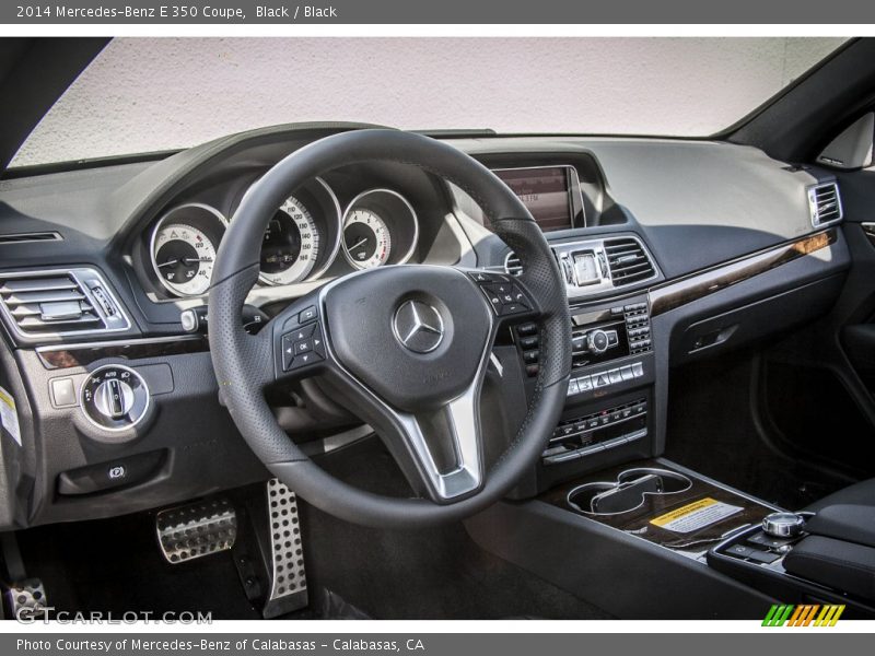 Black / Black 2014 Mercedes-Benz E 350 Coupe