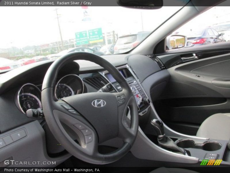 Radiant Silver / Gray 2011 Hyundai Sonata Limited