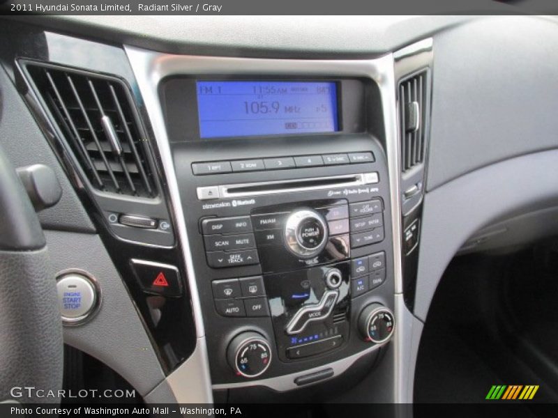 Radiant Silver / Gray 2011 Hyundai Sonata Limited