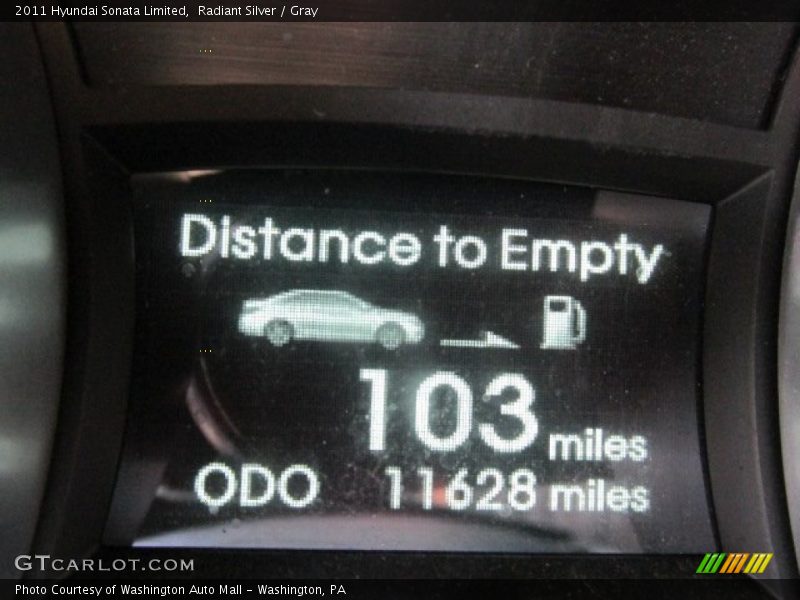 Radiant Silver / Gray 2011 Hyundai Sonata Limited