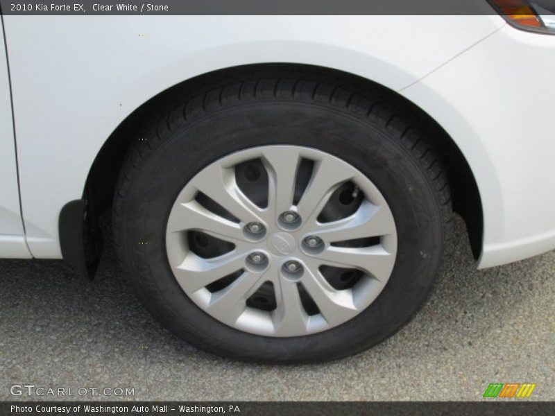 Clear White / Stone 2010 Kia Forte EX