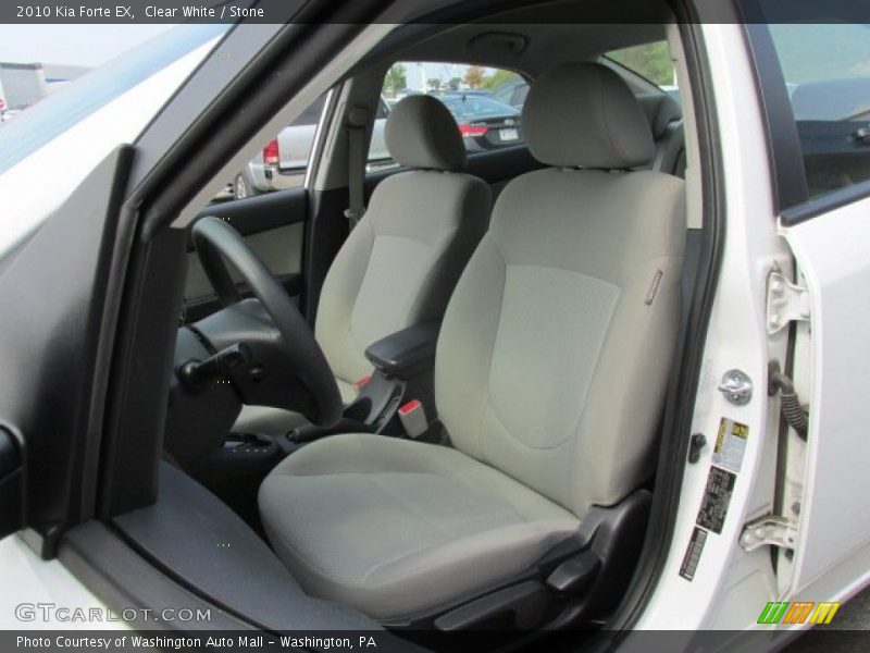 Clear White / Stone 2010 Kia Forte EX