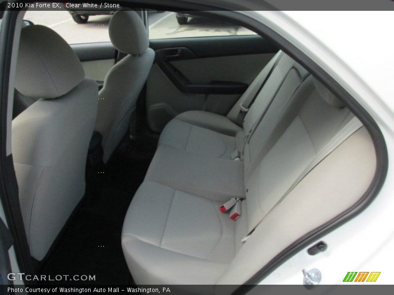 Clear White / Stone 2010 Kia Forte EX
