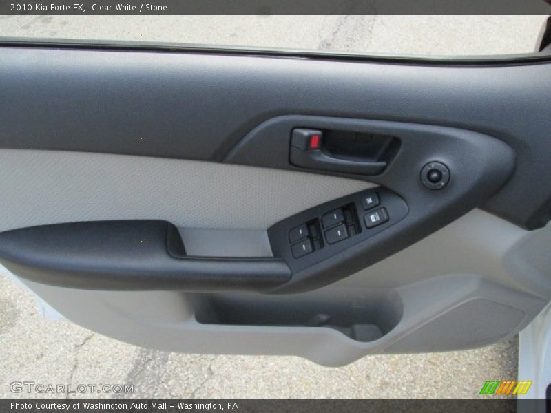 Clear White / Stone 2010 Kia Forte EX