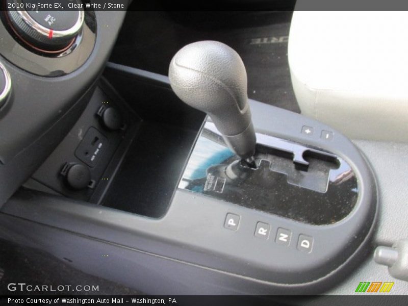 Clear White / Stone 2010 Kia Forte EX