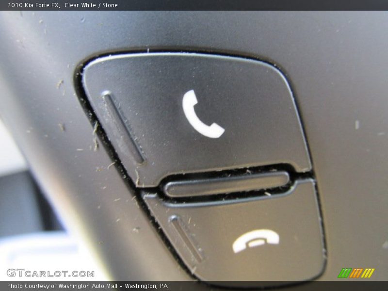 Clear White / Stone 2010 Kia Forte EX