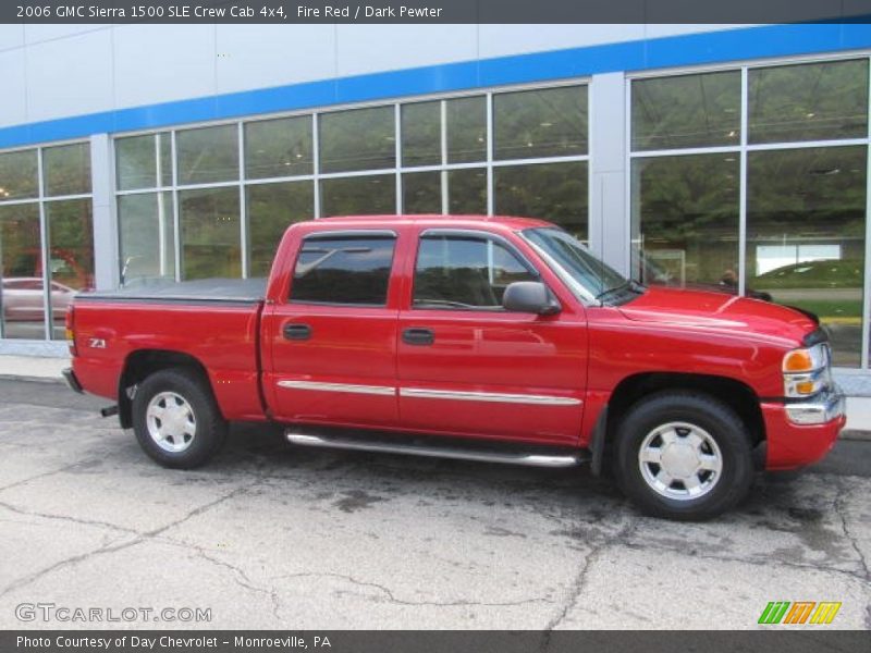 Fire Red / Dark Pewter 2006 GMC Sierra 1500 SLE Crew Cab 4x4