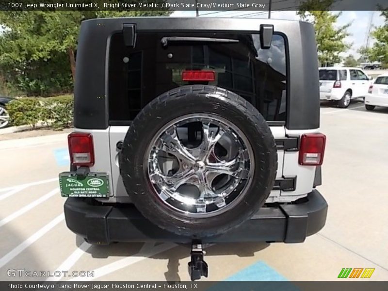 Bright Silver Metallic / Dark Slate Gray/Medium Slate Gray 2007 Jeep Wrangler Unlimited X