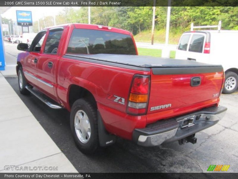 Fire Red / Dark Pewter 2006 GMC Sierra 1500 SLE Crew Cab 4x4