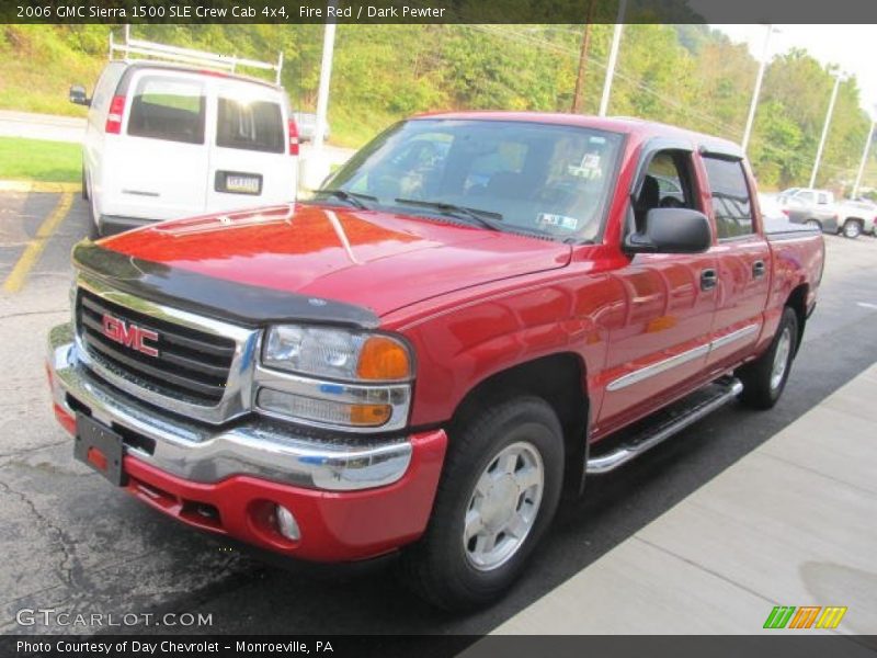 Fire Red / Dark Pewter 2006 GMC Sierra 1500 SLE Crew Cab 4x4