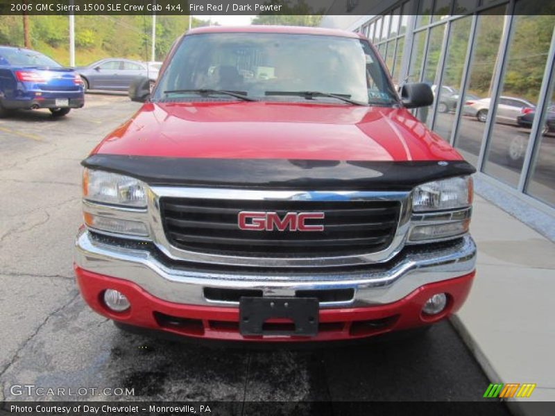 Fire Red / Dark Pewter 2006 GMC Sierra 1500 SLE Crew Cab 4x4