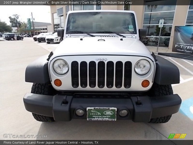 Bright Silver Metallic / Dark Slate Gray/Medium Slate Gray 2007 Jeep Wrangler Unlimited X
