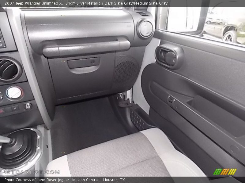 Bright Silver Metallic / Dark Slate Gray/Medium Slate Gray 2007 Jeep Wrangler Unlimited X