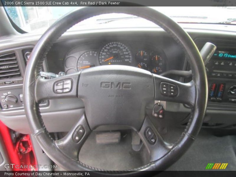 Fire Red / Dark Pewter 2006 GMC Sierra 1500 SLE Crew Cab 4x4