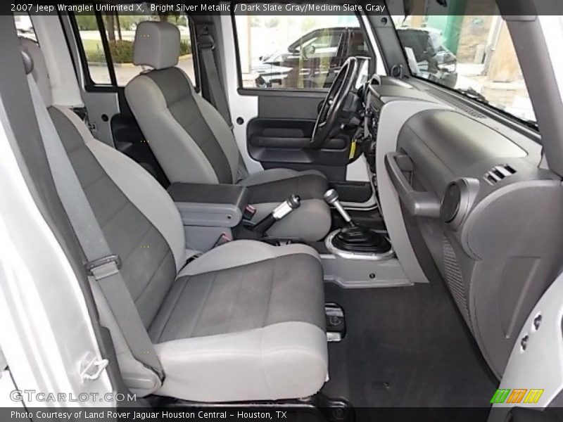 Bright Silver Metallic / Dark Slate Gray/Medium Slate Gray 2007 Jeep Wrangler Unlimited X