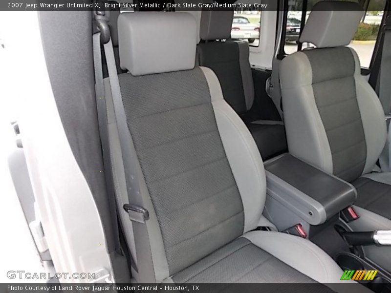 Bright Silver Metallic / Dark Slate Gray/Medium Slate Gray 2007 Jeep Wrangler Unlimited X