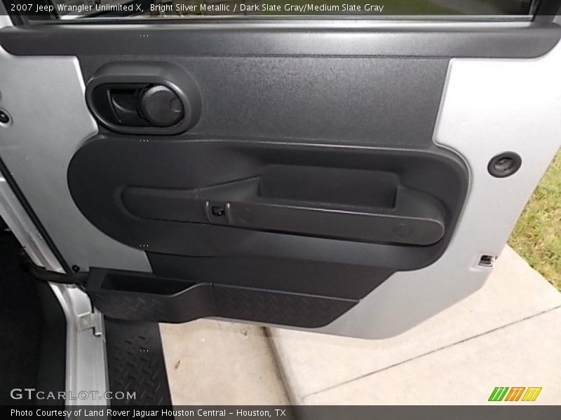 Bright Silver Metallic / Dark Slate Gray/Medium Slate Gray 2007 Jeep Wrangler Unlimited X