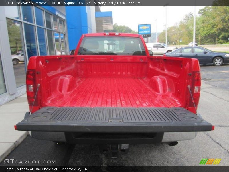 Victory Red / Dark Titanium 2011 Chevrolet Silverado 2500HD Regular Cab 4x4