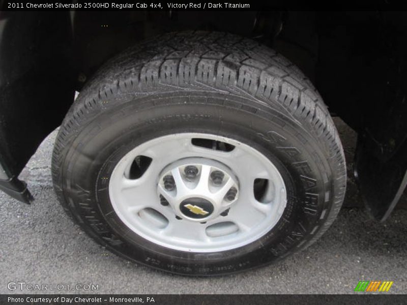 Victory Red / Dark Titanium 2011 Chevrolet Silverado 2500HD Regular Cab 4x4