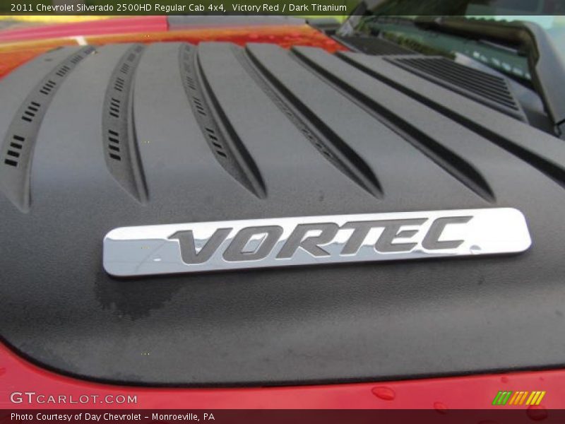 Victory Red / Dark Titanium 2011 Chevrolet Silverado 2500HD Regular Cab 4x4