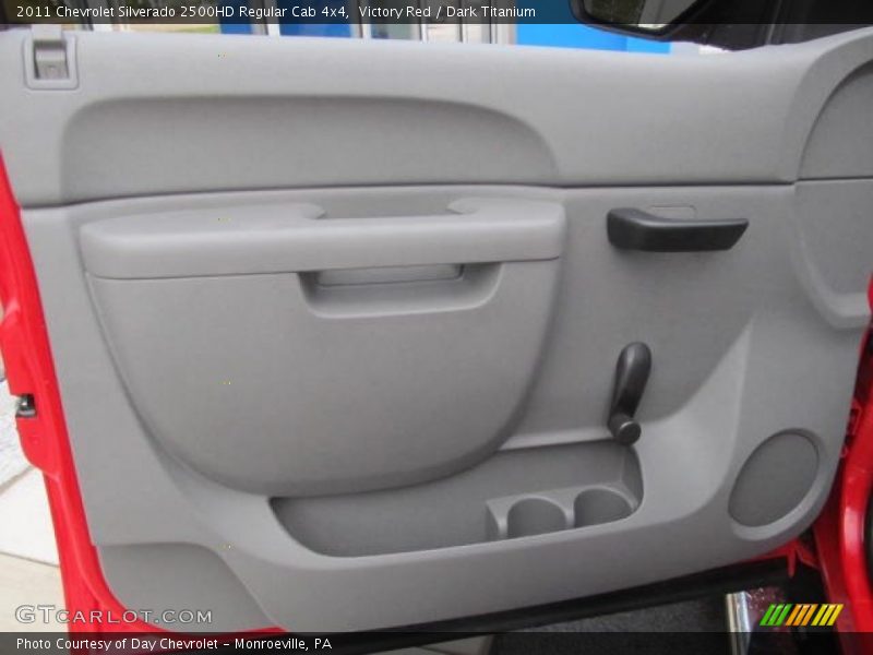Victory Red / Dark Titanium 2011 Chevrolet Silverado 2500HD Regular Cab 4x4