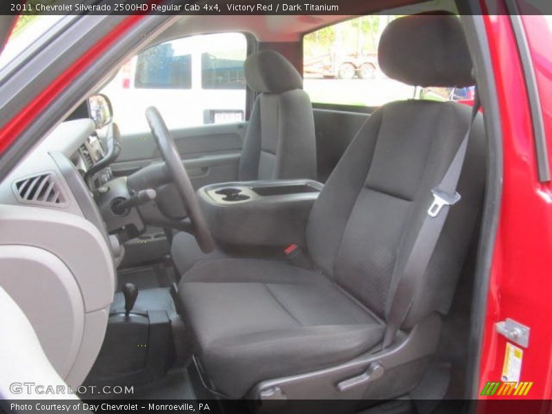 Victory Red / Dark Titanium 2011 Chevrolet Silverado 2500HD Regular Cab 4x4