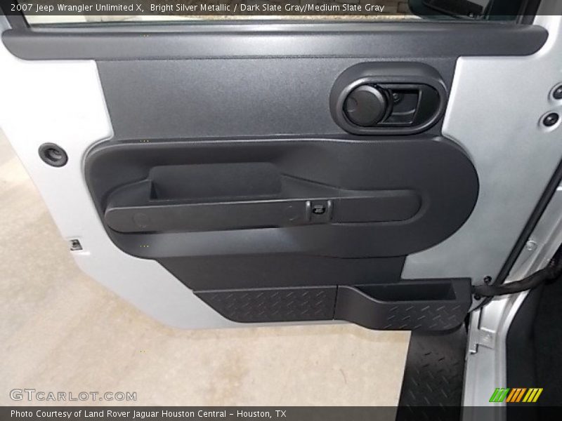 Bright Silver Metallic / Dark Slate Gray/Medium Slate Gray 2007 Jeep Wrangler Unlimited X
