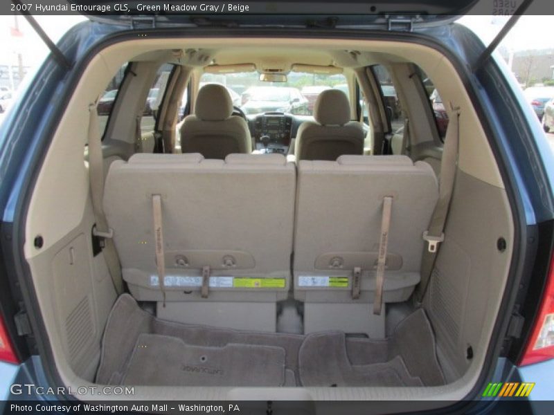 Green Meadow Gray / Beige 2007 Hyundai Entourage GLS