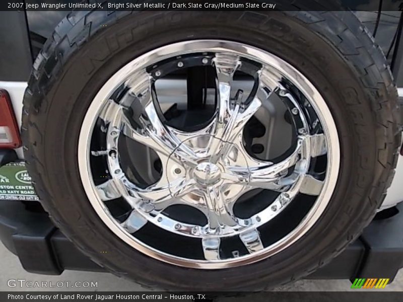 Bright Silver Metallic / Dark Slate Gray/Medium Slate Gray 2007 Jeep Wrangler Unlimited X