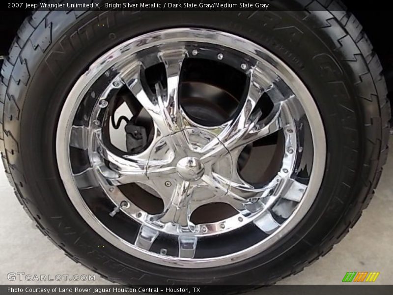 Bright Silver Metallic / Dark Slate Gray/Medium Slate Gray 2007 Jeep Wrangler Unlimited X