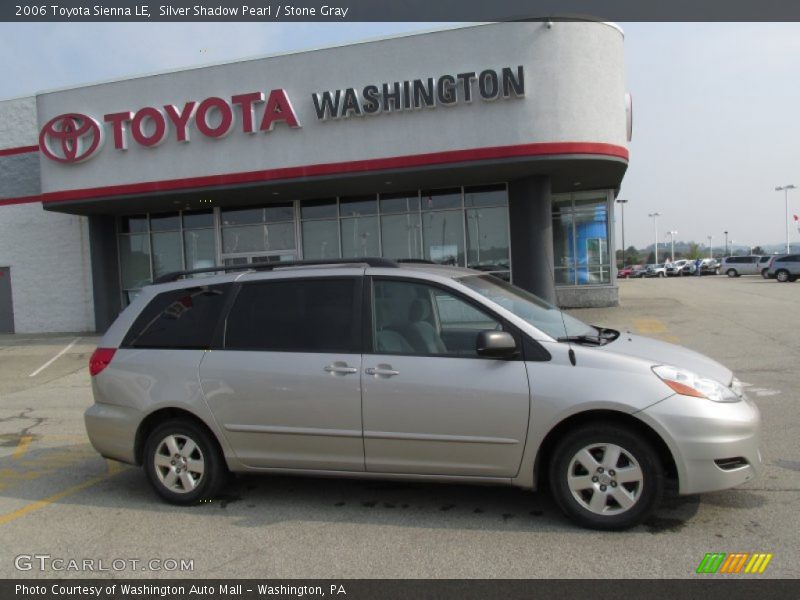 Silver Shadow Pearl / Stone Gray 2006 Toyota Sienna LE
