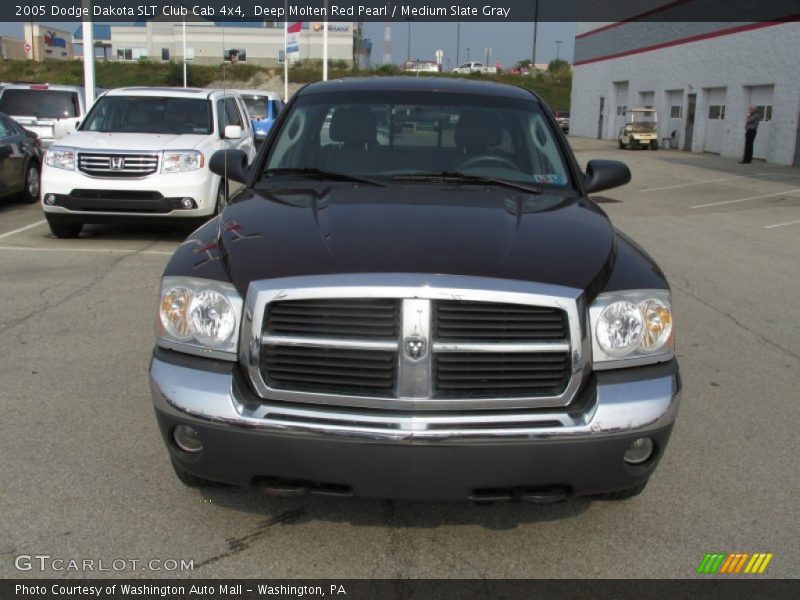 Deep Molten Red Pearl / Medium Slate Gray 2005 Dodge Dakota SLT Club Cab 4x4