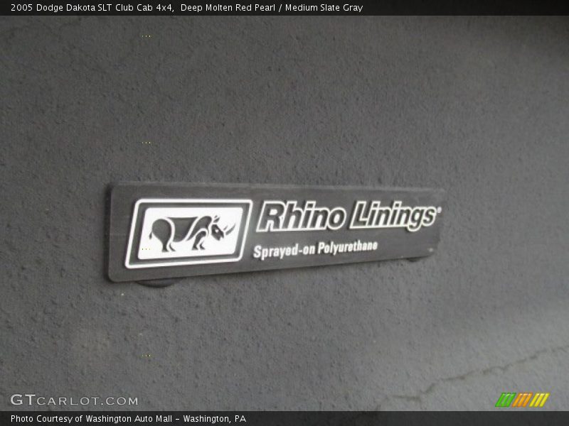 Deep Molten Red Pearl / Medium Slate Gray 2005 Dodge Dakota SLT Club Cab 4x4