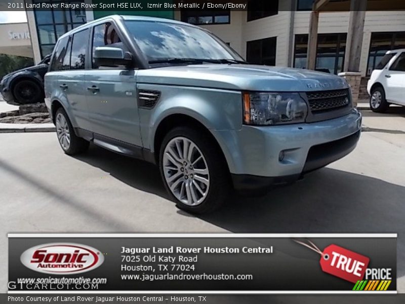 Izmir Blue Metallic / Ebony/Ebony 2011 Land Rover Range Rover Sport HSE LUX