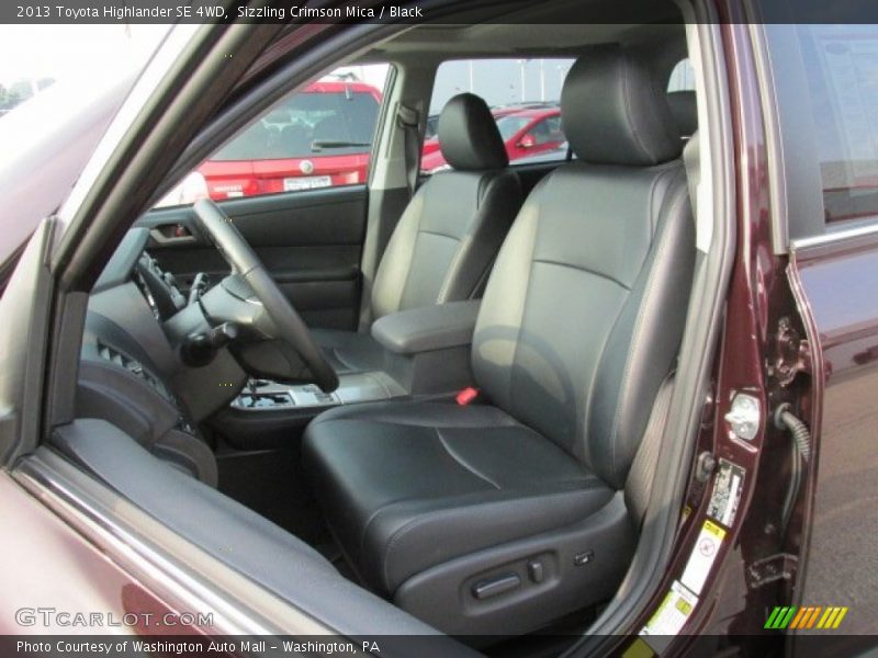 Sizzling Crimson Mica / Black 2013 Toyota Highlander SE 4WD
