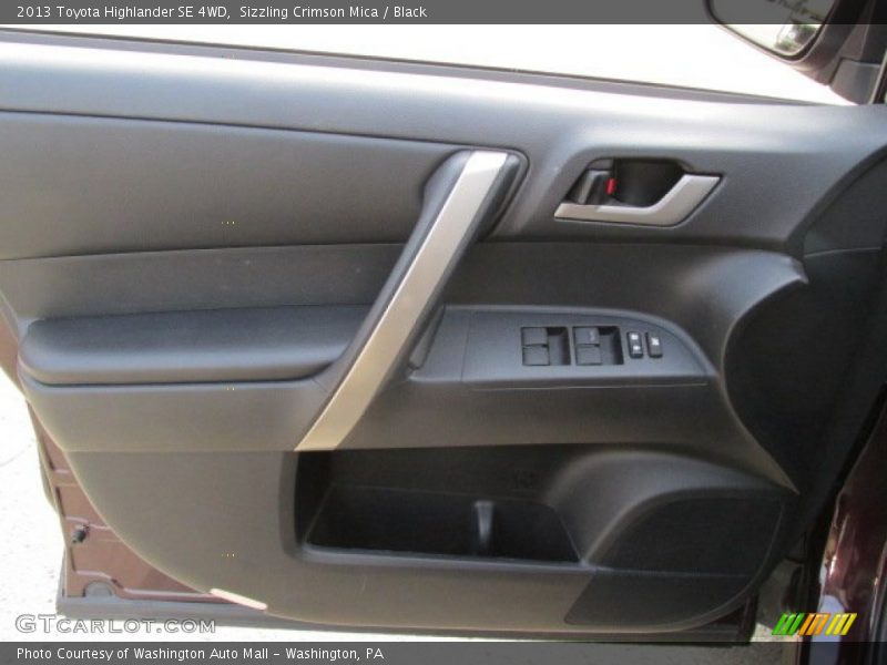 Sizzling Crimson Mica / Black 2013 Toyota Highlander SE 4WD