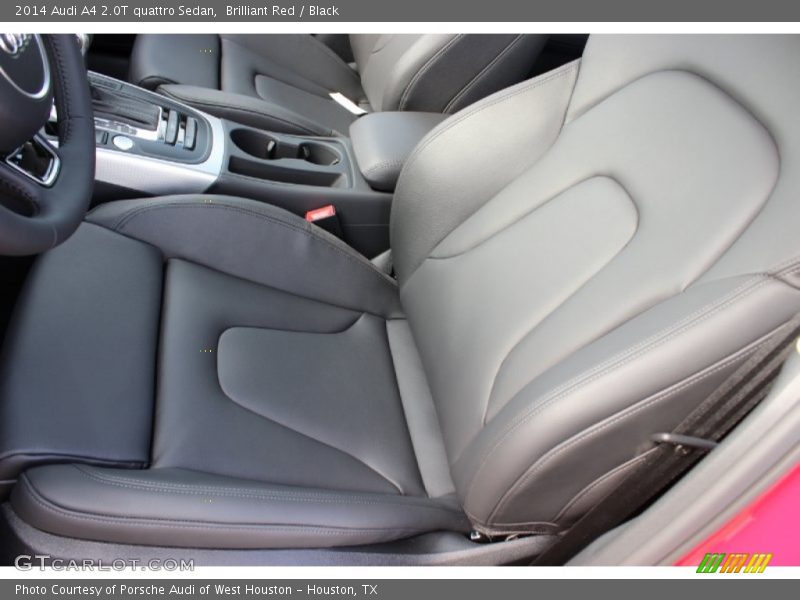 Brilliant Red / Black 2014 Audi A4 2.0T quattro Sedan