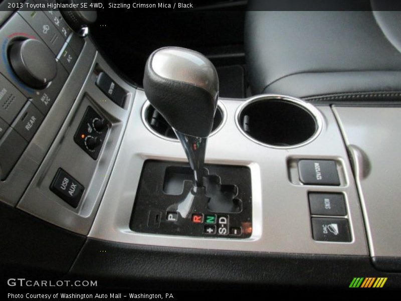 Sizzling Crimson Mica / Black 2013 Toyota Highlander SE 4WD