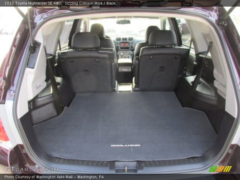 Sizzling Crimson Mica / Black 2013 Toyota Highlander SE 4WD