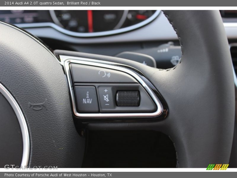 Brilliant Red / Black 2014 Audi A4 2.0T quattro Sedan